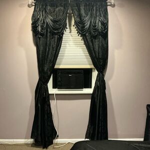 Elegant Black Drapes